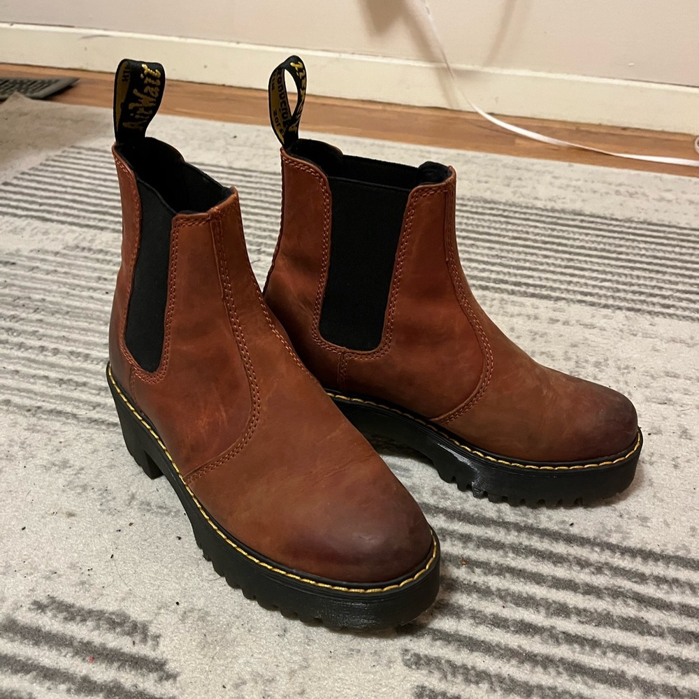 Dr. Martens Brown Chelsea Lug Sole Boots